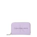 Majhna ženska denarnica Calvin Klein Jeans Zip Around Mono K60K612255 Vijolična