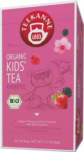 TEEKANNE Bio Organic Kid's Tea Bio - 20 dvoprekatnih vrečk