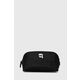 Kozmetična torbica Karl Lagerfeld črna barva - črna. Majhna kozmetična torbica iz kolekcije Karl Lagerfeld. Model izdelan iz tekstila in volne.