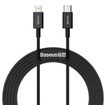 BASEUS Kabel USB-C do Lightning Superior Series, 20W, PD, 2m (črn)