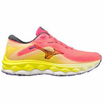 Mizuno Wave Sky 7 Women's Running Shoes, Pink/Ombre Blue/Neon - 37