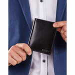 CEDAR Navpična črna denarnica za moške CE-PF-N4-BAU.20_301023 Univerzalni
