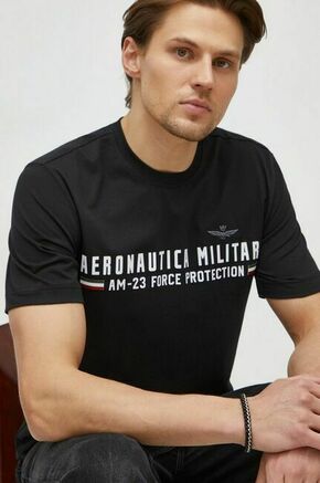Bombažna kratka majica Aeronautica Militare moški