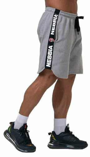 Nebbia Legend Approved Shorts Light Grey M Fitnes hlače