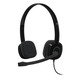 Logitech H151 slušalke, 3.5 mm/brezžične, črna, 122dB/mW/42dB/mW/44dB/mW, mikrofon