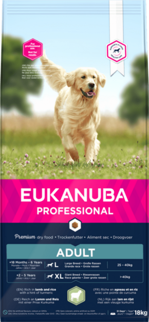 Eukanuba hrana za odrasle pse Adult Large &amp; Giant Lamb
