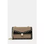 Torbica Steve Madden Bcavet bež barva, SM13001778 - bež. Majhna torbica iz kolekcije Steve Madden. Model na zapenjanje, izdelan iz tkanega materiala in eko usnja.