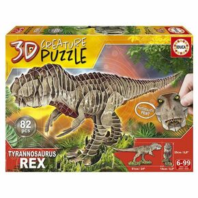 WEBHIDDENBRAND EDUCA 3D sestavljanka T-Rex 82 kosov