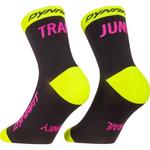 Nogavice Dynafit TRAIL MID SK, črne/ultra rumene (EU 35-38)
