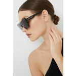 Sončna očala Alexander McQueen ženski, rjava barva - rjava. Sončna očala iz kolekcije Alexander McQueen. Model s enobarvnimi stekli in okvirji iz plastike. Ima filter UV 400.