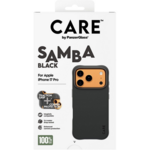 shumee Ovitek Care by PanzerGlass Modni ovitek Samba MagSafe za iPhone 17 Pro črne barve