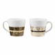 Bele/zlate lončene skodelice v kompletu 2 ks 300 ml London – Premier Housewares