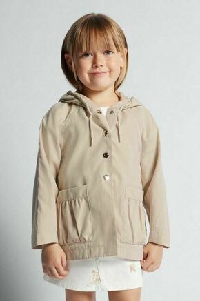 Otroška jakna Mayoral bež barva - bež. Otroški jakna iz kolekcije Mayoral. Prehoden model