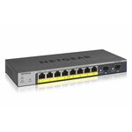 Netgear GS110TP switch, 10x/2x/8x, rack mountable