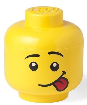 LEGO glava škatle za shranjevanje velikosti L - neumno