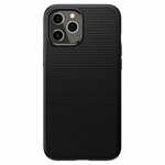Spigen Liquid Air silikonski ovitek za iPhone 12 Pro Max, črna