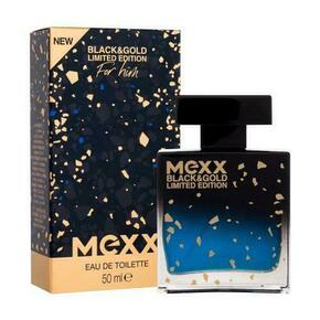 Mexx Black &amp; Gold Limited Edition 50 ml toaletna voda za moške