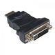 Adapter ROLINE HDMI M - DVI-D Ž 24+1, črn