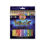 Koh-I-Noor Magic 3408 tristranska oblika, komplet barvic, 12 + 1 barve