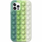 MG Pop It silikonski ovitek na iPhone 12 Pro Max, zelena/belo