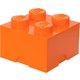 LEGO® škatla za shranjevanje 25x25x18 cm, oranžna