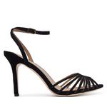 Lauren Ralph Lauren sandali s tanko peto semiš Mckayla črna 802P15738001.001