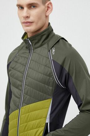 Športna jakna CMP zelena barva - zelena. Športna jakna iz kolekcije CMP. Delno podložen model