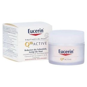 Eucerin gladilna dnevna krema proti gubam za občutljivo kožo Q10 Active