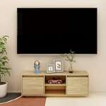 vidaXL TV omarica 110x30x40 cm trdna borovina