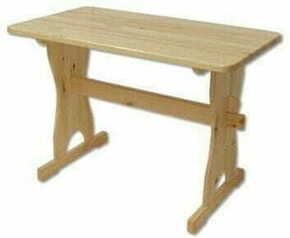 Eoshop Jedilna miza ST103 S120 iz masivnega lesa (barva lesa: oreh)