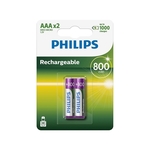 Philips R03B2A80/10 polnilna AAA 800 mAh 2 bateriji