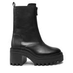 Škornji Calvin Klein Jeans Chunky Heeled Zip YW0YW01541 Črna