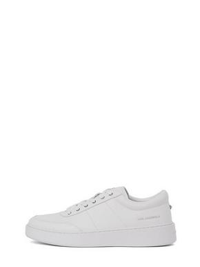 Usnjene superge Karl Lagerfeld FLINT II bela KL53326A.011