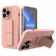 MG Kickstand silikonski ovitek za iPhone 13 Pro, roza