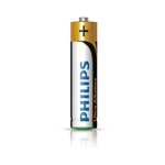 Philips polnilna alkalna baterija LR03, Tip AAA, 1.5 V