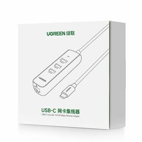 Ugreen CM416 HUB adapter USB-C - 3x USB 3.1 / RJ45 PD