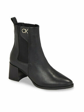 Calvin Klein Škornji Almond Chelsea Boot W/Hw 55 HW0HW01814 Črna