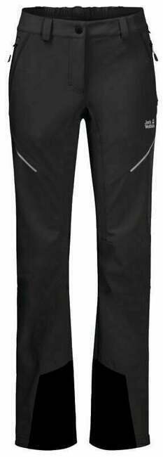 Jack Wolfskin Gravity Slope Pants W Black 36 Hlače na prostem