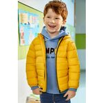 Otroška jakna Mayoral rumena barva - rumena. Otroški jakna iz kolekcije Mayoral. Podložen model, izdelan iz gladkega materiala.