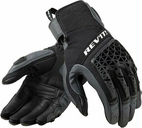 Rev'it! Gloves Sand 4 Grey/Black 4XL Motoristične rokavice