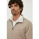 Bombažen pulover Polo Ralph Lauren rjava barva - rjava. Pulover iz kolekcije Polo Ralph Lauren. Model izdelan iz enobarvne pletenine. Model iz izjemno udobne bombažne tkanine.