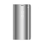 WEBHIDDENBRAND Onasi Clear View torbica za Samsung Galaxy A02s A025, srebrna