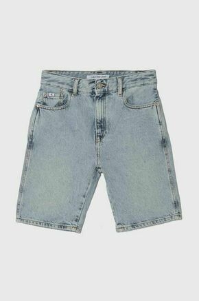 Otroške kratke hlače iz jeansa Calvin Klein Jeans - modra. Kratke hlače iz kolekcije Calvin Klein Jeans