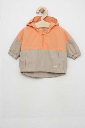 Otroška jakna GAP oranžna barva - oranžna. Otroška Jakna iz kolekcije GAP. Prehoden model izdelan iz materiala v različnih barvah. Lahek material