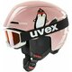 UVEX Viti Set Junior Pink Penguin 46-50 cm Smučarska čelada