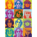 WEBHIDDENBRAND Puzzle Barvni portreti Johna Lennona 1000 kosov