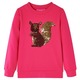 vidaXL Otroški pulover živo rožnat 116