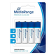 MediaRange Baterija lr 03 1,5v za polnjenje 1/4 alkalna