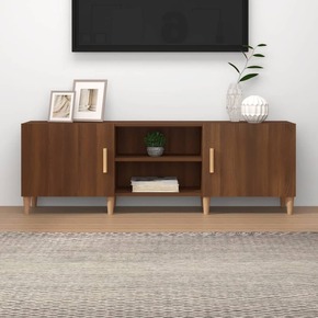 VidaXL TV omarica rjavi hrast 150x30x50 cm konstruiran les