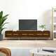 Greatstore TV omarica rjavi hrast 150x36x30 cm inženirski les